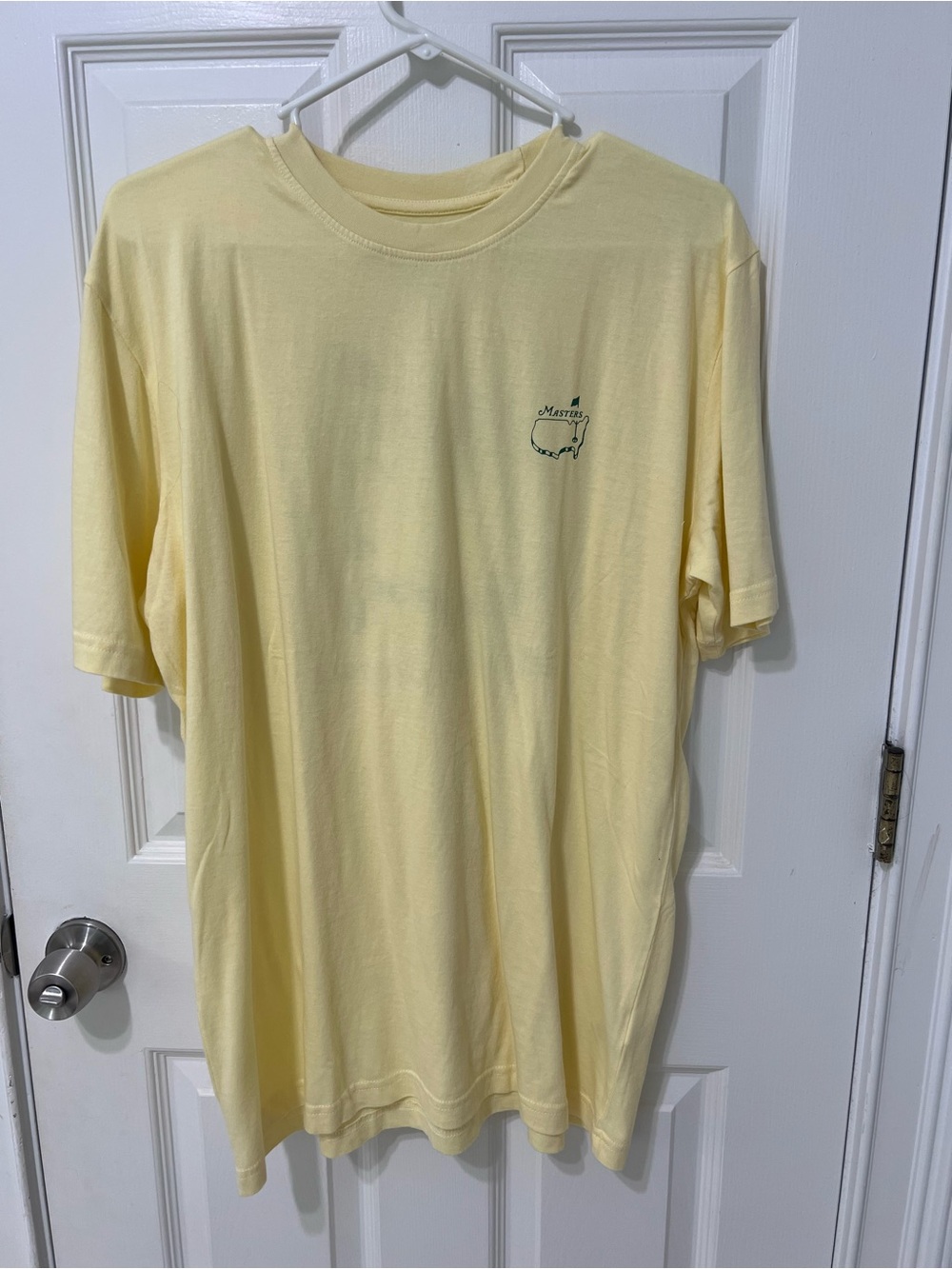 Masters Pale Yellow Short-Sleeve Crewneck Tee